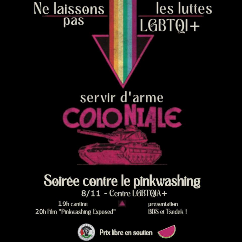 Soirée contre le pinkwashing !