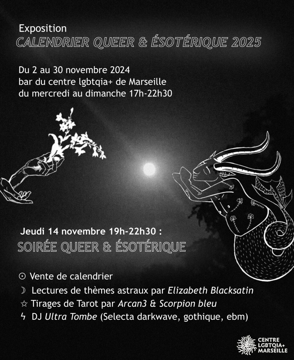 soirée calendrier queer et ésotérique